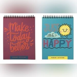 📚Brain Teasers and Activity Book Bundle TF PUBLISHING CO Puzzles games 4 travel